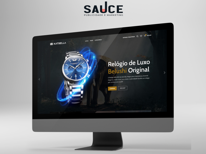 Criação de Loja Virtual para venda de relogios